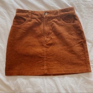 corduroy forever 21 skirt